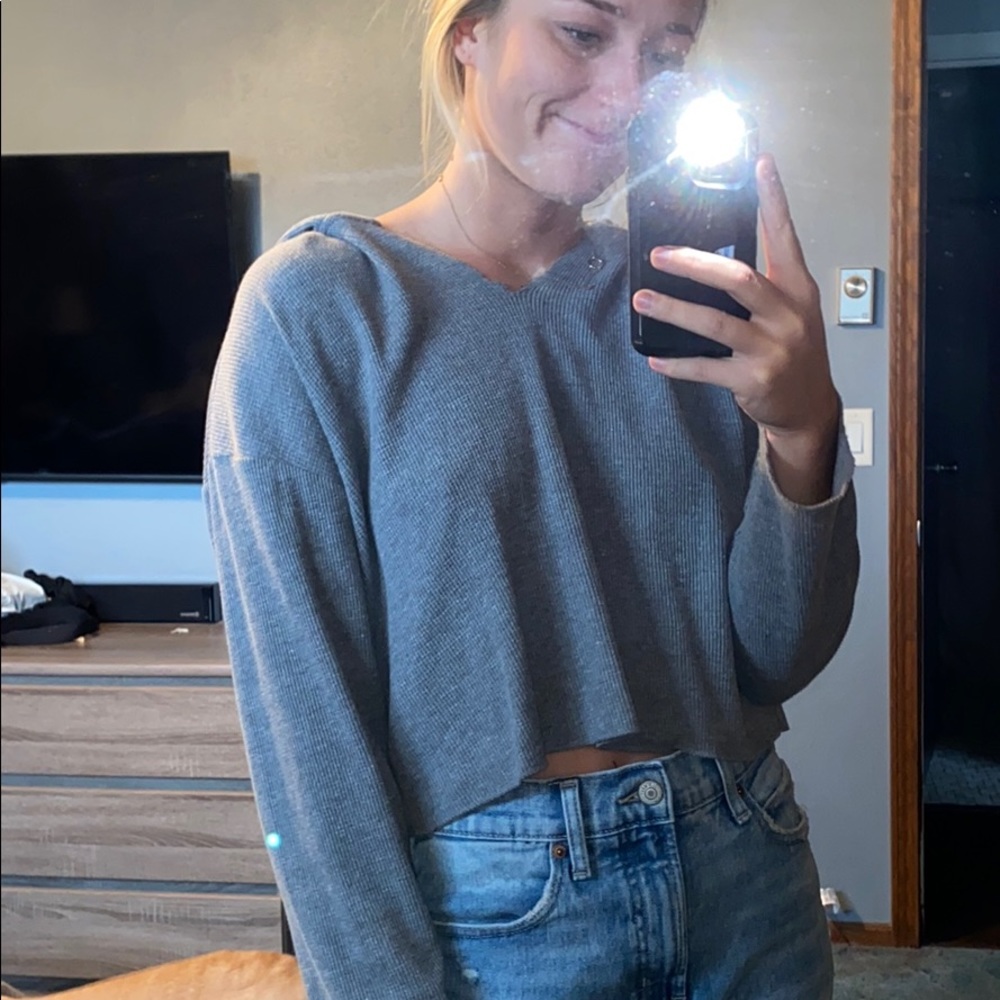 Forever 21 cropped hoodie